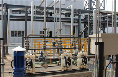 廣東隔膜泵應(yīng)用案例現(xiàn)場(chǎng)